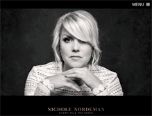 Tablet Screenshot of nicholenordeman.com